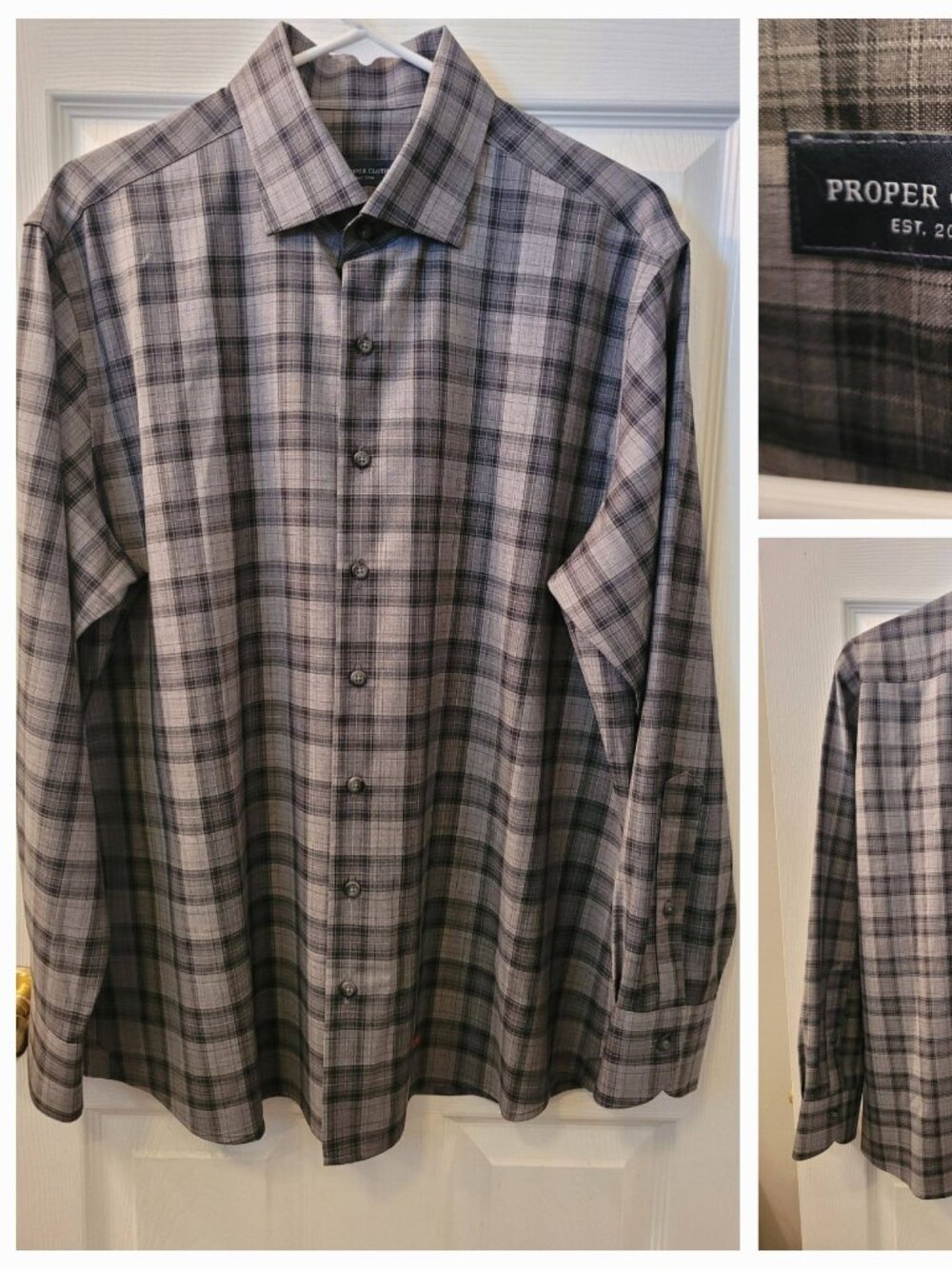 XL Proper Cloth Merino Wool Shirt